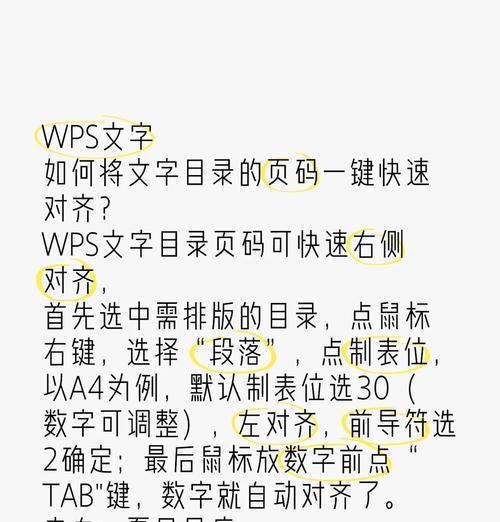 使用Word目录设置页码的技巧（实现精确页码定位和格式控制的方法）